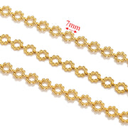 1meter PVD Gold Plated Stainless Steel Thick Large Heavy Chains Necklace Bracelet DIY Jewellery Making Finding