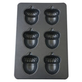 Acorn Shaped 6 Cavity Non-Stick Baking Pan Heavy Carbon Steel Biscuit Cake Chocolate Madeleine Tray