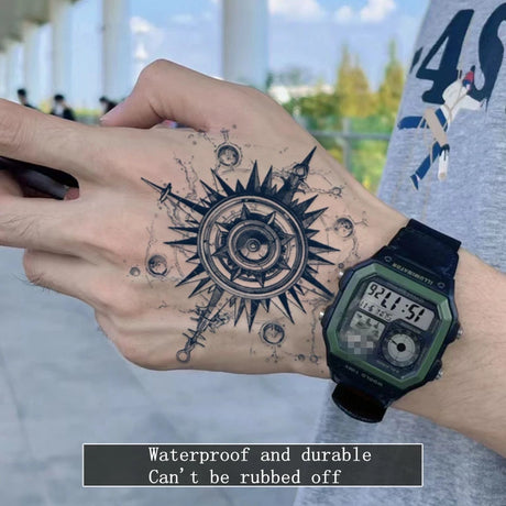 Compass Temporary Tattoos