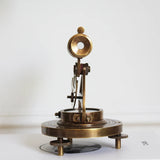 Antique Style Brass Navigational Compass Bubble Level Spyglass Desk Decor Nautical Home Decoration
