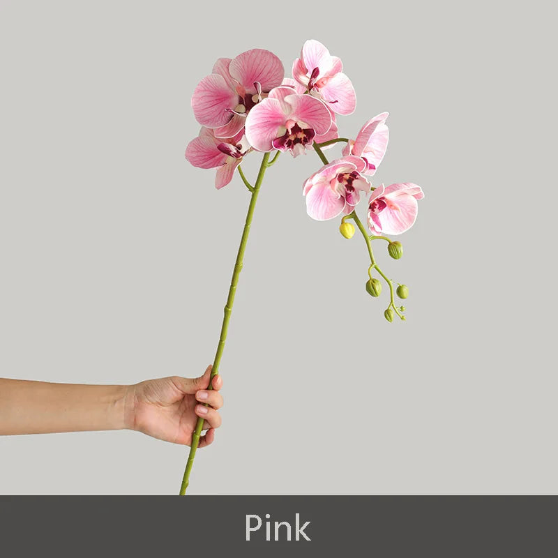 1 Stem Artificial Moth Orchid Butterfly Flower