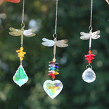 Dragonfly Crystal Suncatchers Window Rainbow Maker