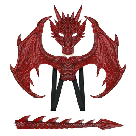 Dragon Costume Kids Cosplay Sets - Wings, Tail, Mask
