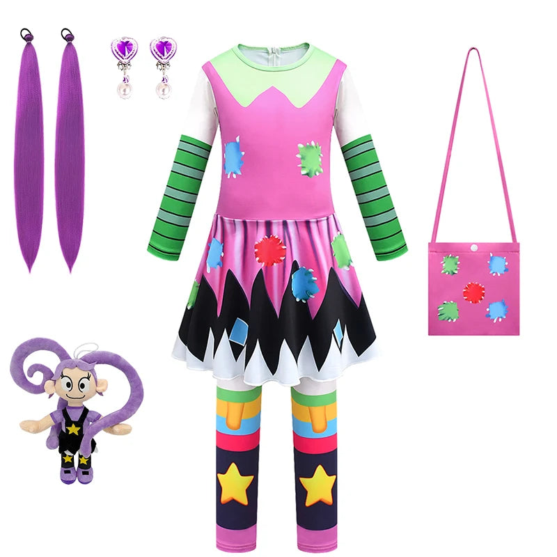 Adventure Game Bobi Time Lily Kids Clothes Halloween Cosplay Book Week Costumes Pretend Play