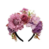 Fabric Flower Goddess Hairbands