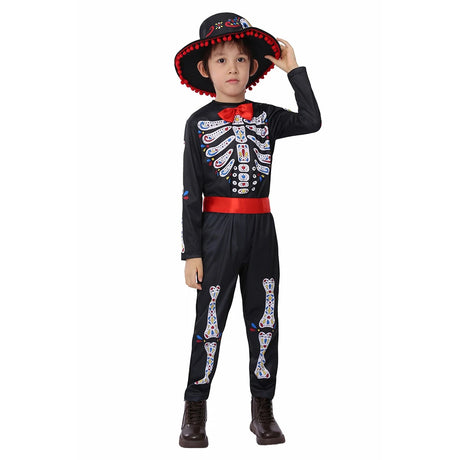 Day Of The Dead Halloween Costumes Children Boys Girls