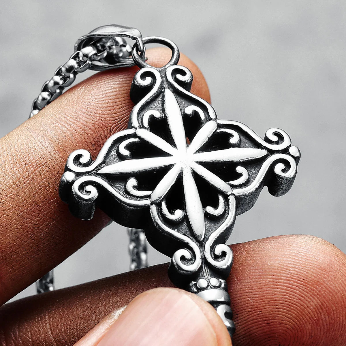 The Viscount's Treasury Key Necklace Stainless Steel Pendant