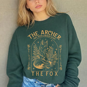 The Archer and The Fox Sweater Fantasy Book Lovers Jumper Sweatshirt