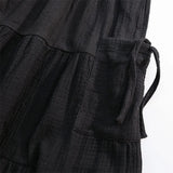 Flower's Cotton Maxi Skirt