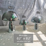 Mushroom Mirror Disco Ball Home Decor