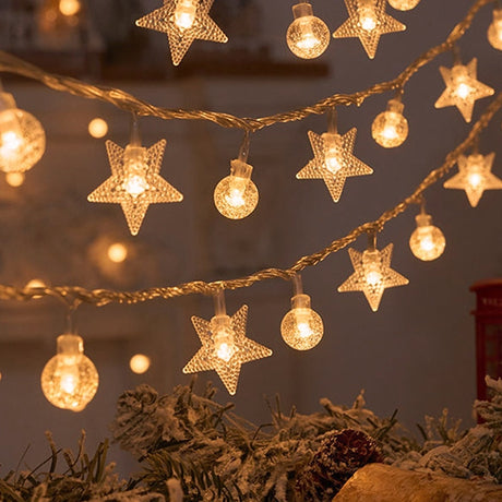 Snowflake Xmas Tree LED String Lights Christmas Decoration