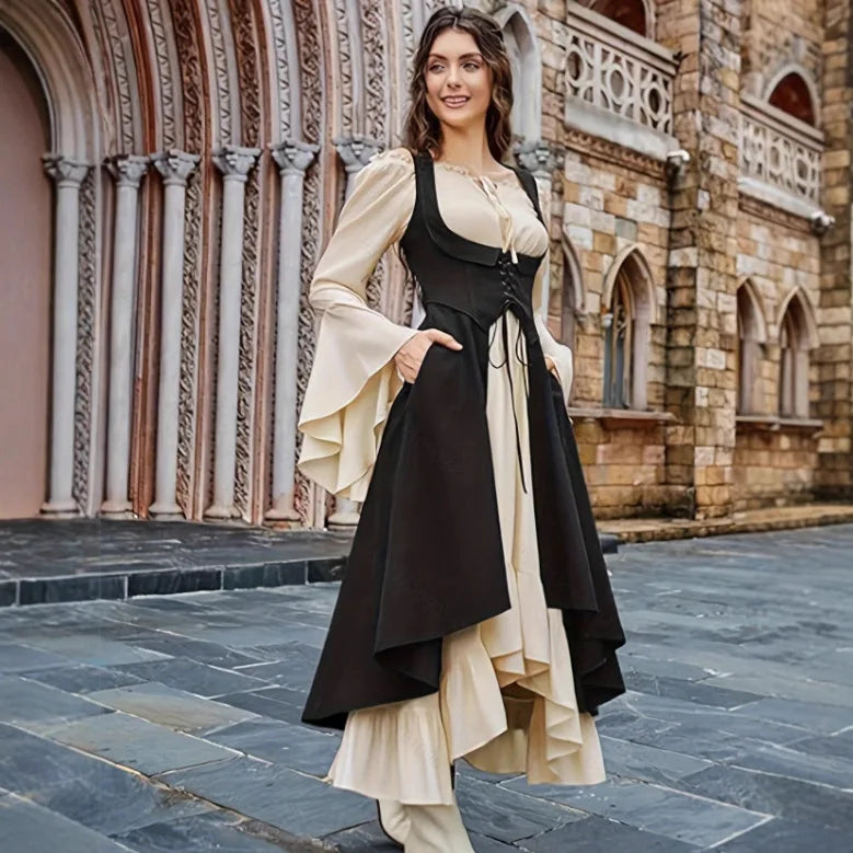 Renaissance Two Layer Peasant Dress Costume