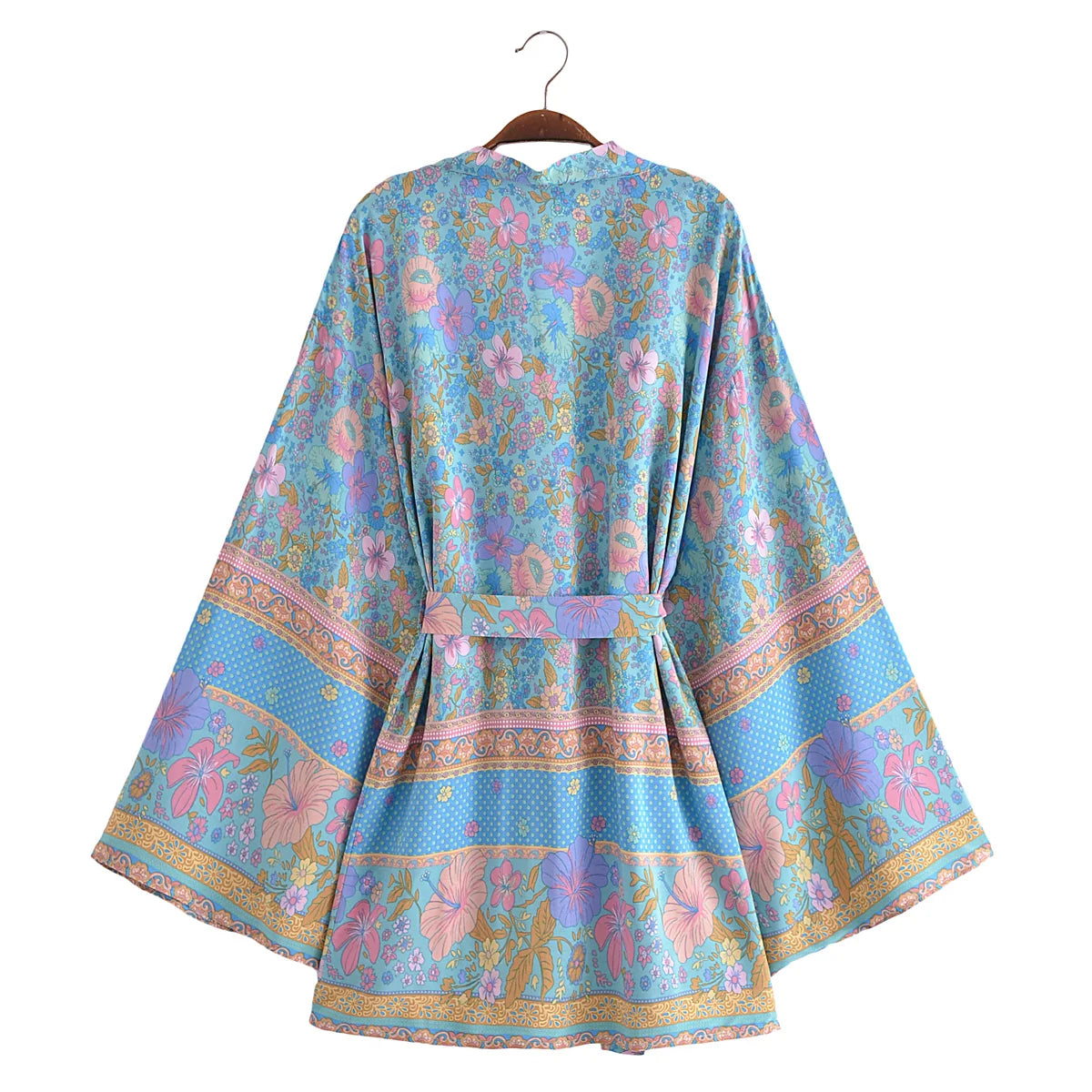 Boho Cover Ups Short Kimono