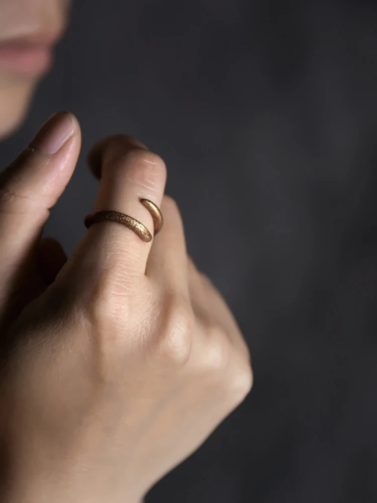 Curving Solid Copper Ring