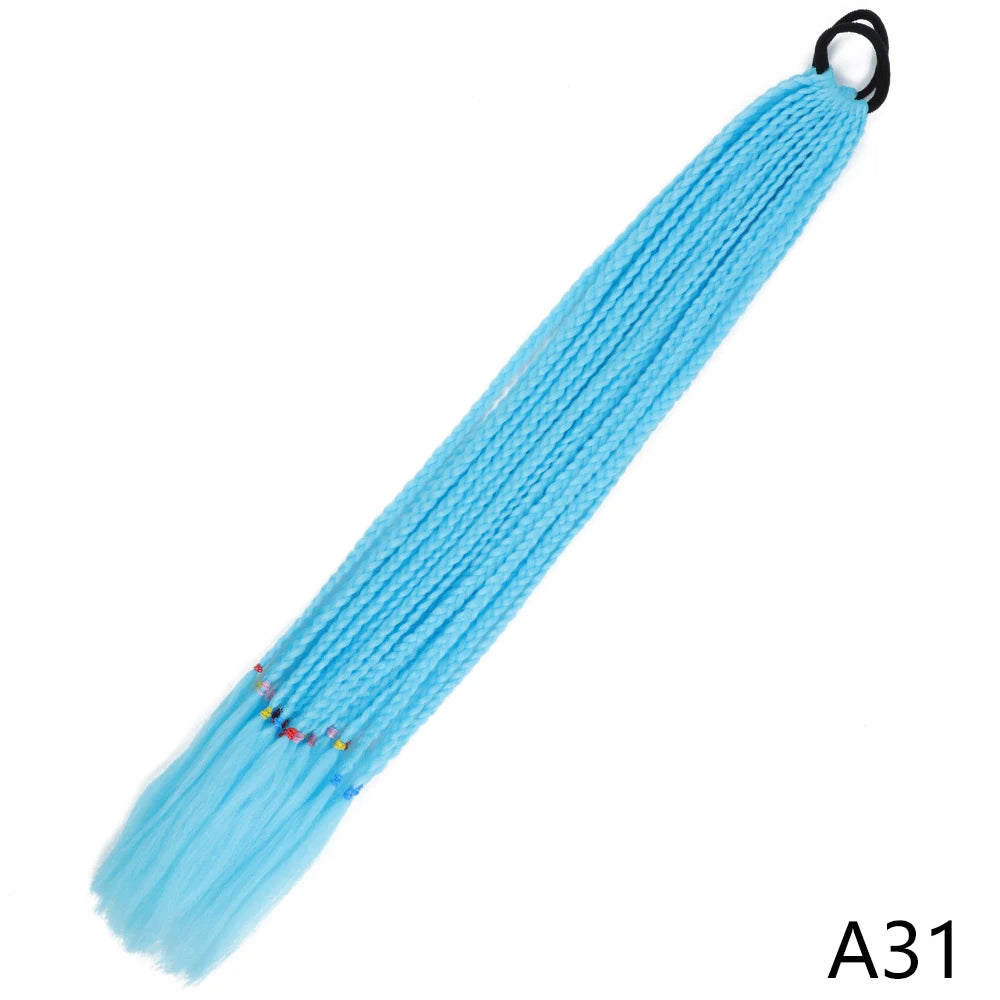 Long Braided Ponytail Hair Extensions 60CM