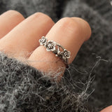 925 Sterling Silver Rings Adjustable for Stacking