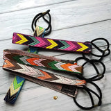 Boho Colourful Braided Headbands Vintage Non Slip Elastic Hairband Hair Accessories