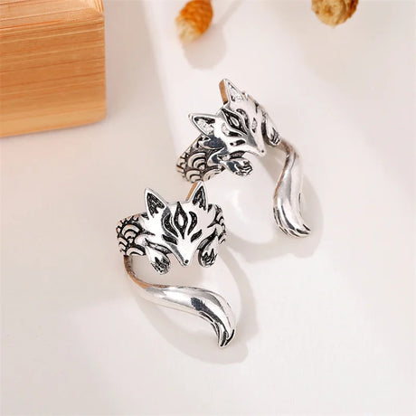 Fox Ear Cuffs Non-piercing Clip Earrings