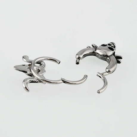 Surgical Steel Septum Ring Hoop Nose Rings Hinged Clicker Tragus Cartilage Ear Stud Piercing Jewellery