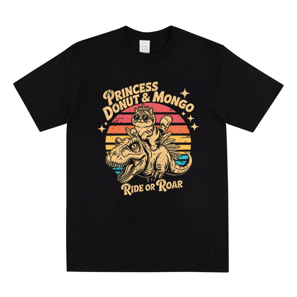 Princess Donut & Mongo T-Shirt Dungeon Crawler Carl Sci-Fi Book Lover Tee