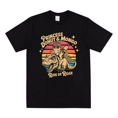 Princess Donut & Mongo T-Shirt Dungeon Crawler Carl Sci-Fi Book Lover Tee