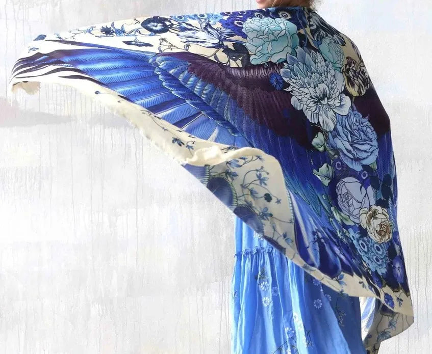 Wings Fantasy Shawl Scarf Festival Cloak Rave Accessories