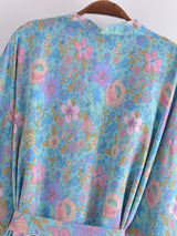 Boho Cover Ups Short Kimono