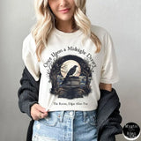 Edgar Allan Poe T-shirt Dark Academia Literature Book Lovers Tee