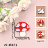 Glittery Mushroom Acrylic Brooch