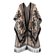 Stevie's Bohemian Long Tassel Velvet Kimonos