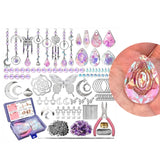 200Pcs Crystal Sun Catcher Making Set DIY Craft Kit