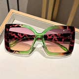 Astrid's Oversized Square Sunglasses with Gradient Lenses