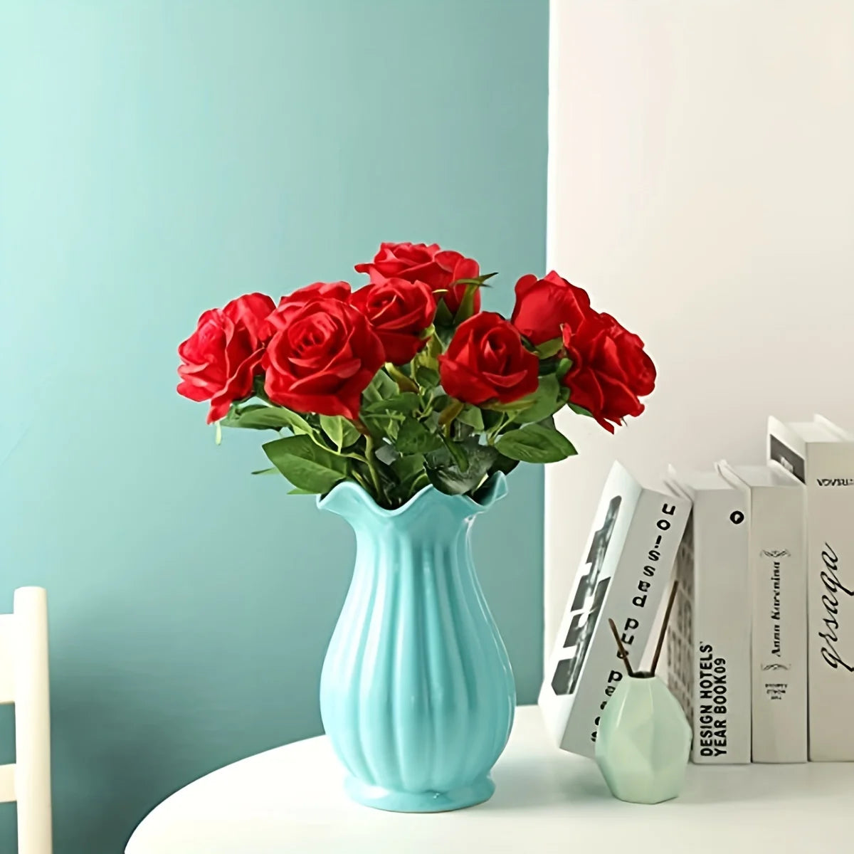 A Dozen Realistic Artificial Roses Bouquet