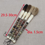 Bead Handle Calligraphy Artist Brush