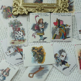 Vintage Alice In Wonderland Theme Scrapbooking Stickers