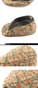 Winter Florals Cabbie Beret Caps