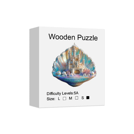 Shell Castle Unique Shape Wooden Jigsaw Puzzles