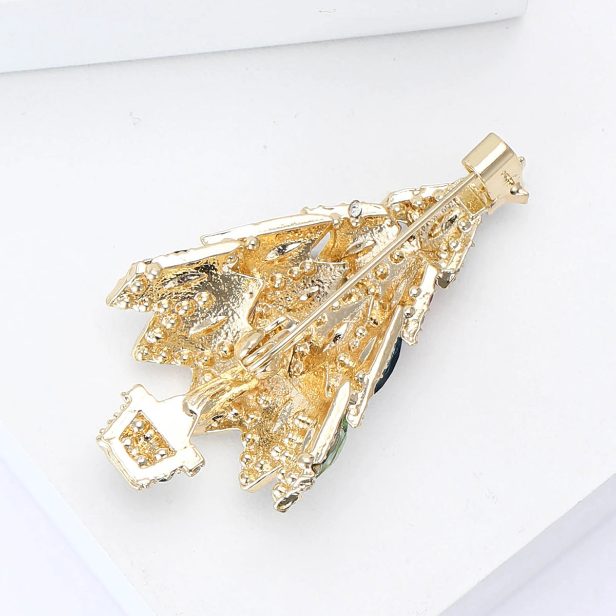 Christmas Tree Brooches Sparkling Rhinestone