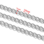 1meter PVD Gold Plated Stainless Steel Thick Large Heavy Chains Necklace Bracelet DIY Jewellery Making Finding