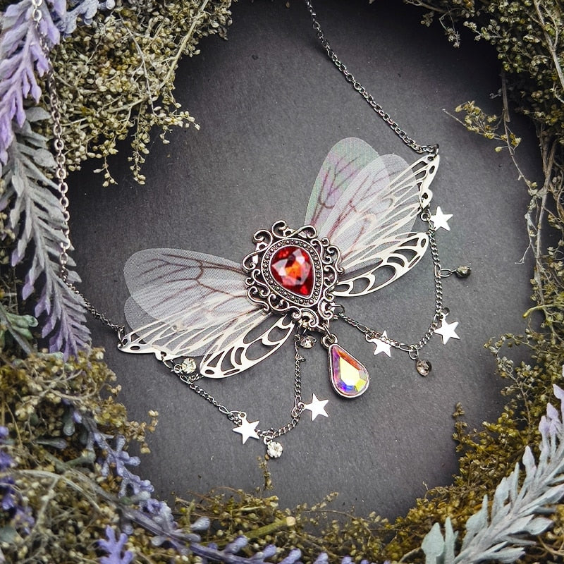 Woodland Fairies Forest Pixie Fairycore Pendant Necklaces