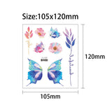 Temporary Face Tattoos Sparkly Fairy Butterfly Wings