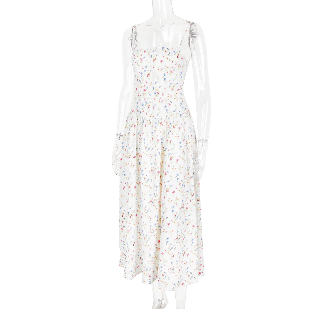 Olivietta's Floral Print Midi Sundress