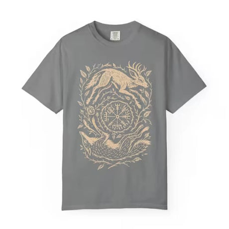 Fox Yin Yang T-Shirt Witchy Forestcore Tee