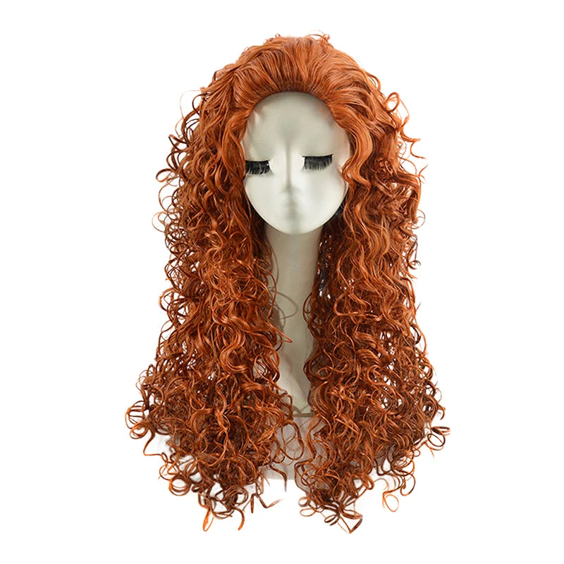 Girl's Princess Wigs Halloween Costumes Rapunzel Disguised Little Mermaid Elsa Aurora Snow White