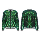 Kids Girls Sequinned Dance Bomber Jackets