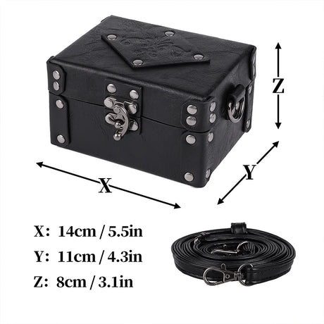 Medieval Alchemy Potion Bottles Boxes Renaissance PU Box Cosplay Props