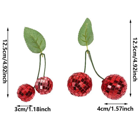 Cherry Disco Mirror Balls Home Decor