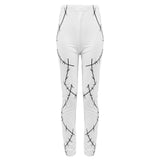 Children's Halloween Cosplay Nightmare Before Christmas Costumes Kids Girls Sally Dress Boys Skeleton Jack Clothing Set
