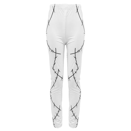 Children's Halloween Cosplay Nightmare Before Christmas Costumes Kids Girls Sally Dress Boys Skeleton Jack Clothing Set