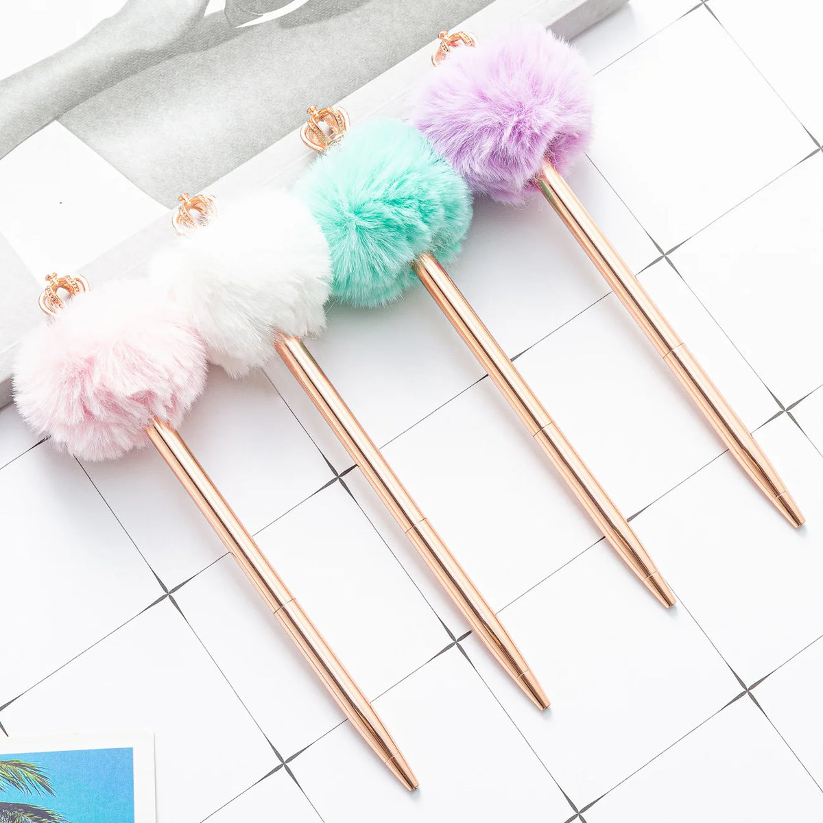 Princess Pompom Crown Ballpoint Pen